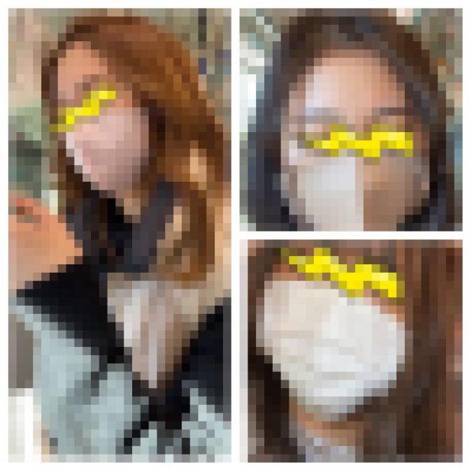 3名の美人お姉さんの顔撮り762