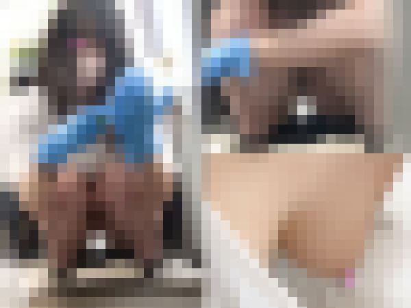 清楚系OLのおまんこ丸見え紐パンツ!まさかのノーブラで乳首まで丸見え!【美乳/パイパン】