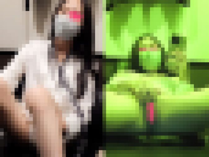 【ネカフェオナvol.92】顔面フェロモンのスレンダー美人さん、マ◯コ真正面アングルオナニー!