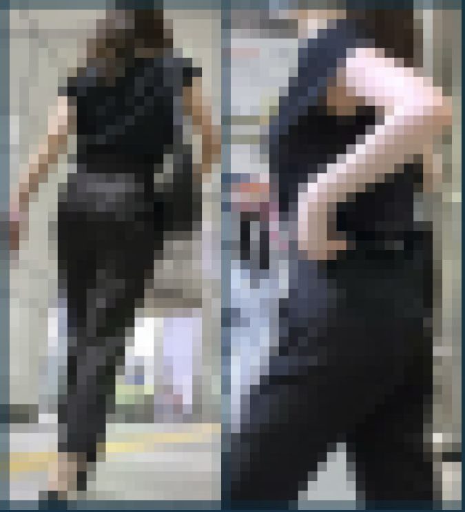【215】タイトパンツの透けとノンスリーブがたまらない美人OLさん!
