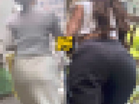 Wエロ巨尻を見上げて堪能!勝ち組セレブがケツをムニュらせパンティラインで庶民をKO! 『階段を登る』女 編