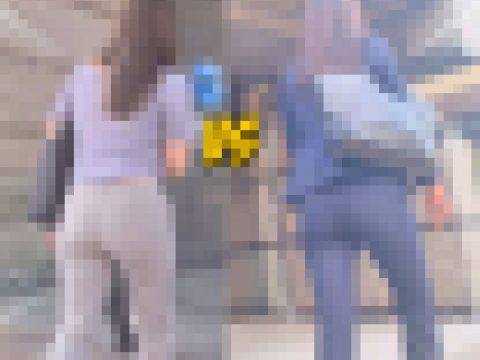 長身美ボディOLのパッツン美尻!王道スラックスの中でエロケツをムニュらせて男を挑発! 『働くOL』 編