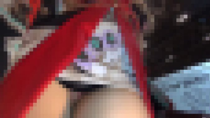 【再販】カメコに撮られるのが分かっていたのに自前のパンツで登場したキャンギャルさん