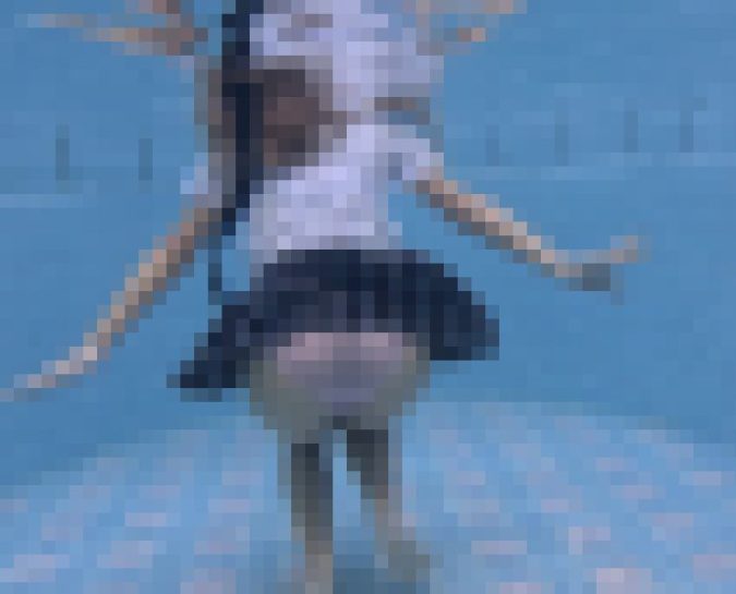 【水中えっち】完全顔出し衝撃作品でこんなことした人いるの?水中で制服生えっち