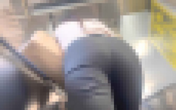 極上の美爆尻OLが降臨!ガチパッツンするデカケツと浮き出るクロッチで♂を誘惑!