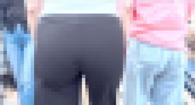 【4K高画質】黒ピタワイドヨガパン Tバックマダム