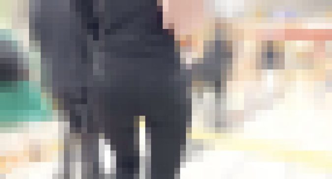 【4K高画質】黒づくめ ぷりぷりスポーティギャル