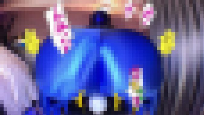 ?うほぉぉ〜お”ぉ”っ?オホ声全開?固定電マ?ゼンタイブルー?