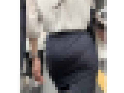 【574】男性サラリーマンを誘惑するセクシーOLさん、攻めのタイトスカート!